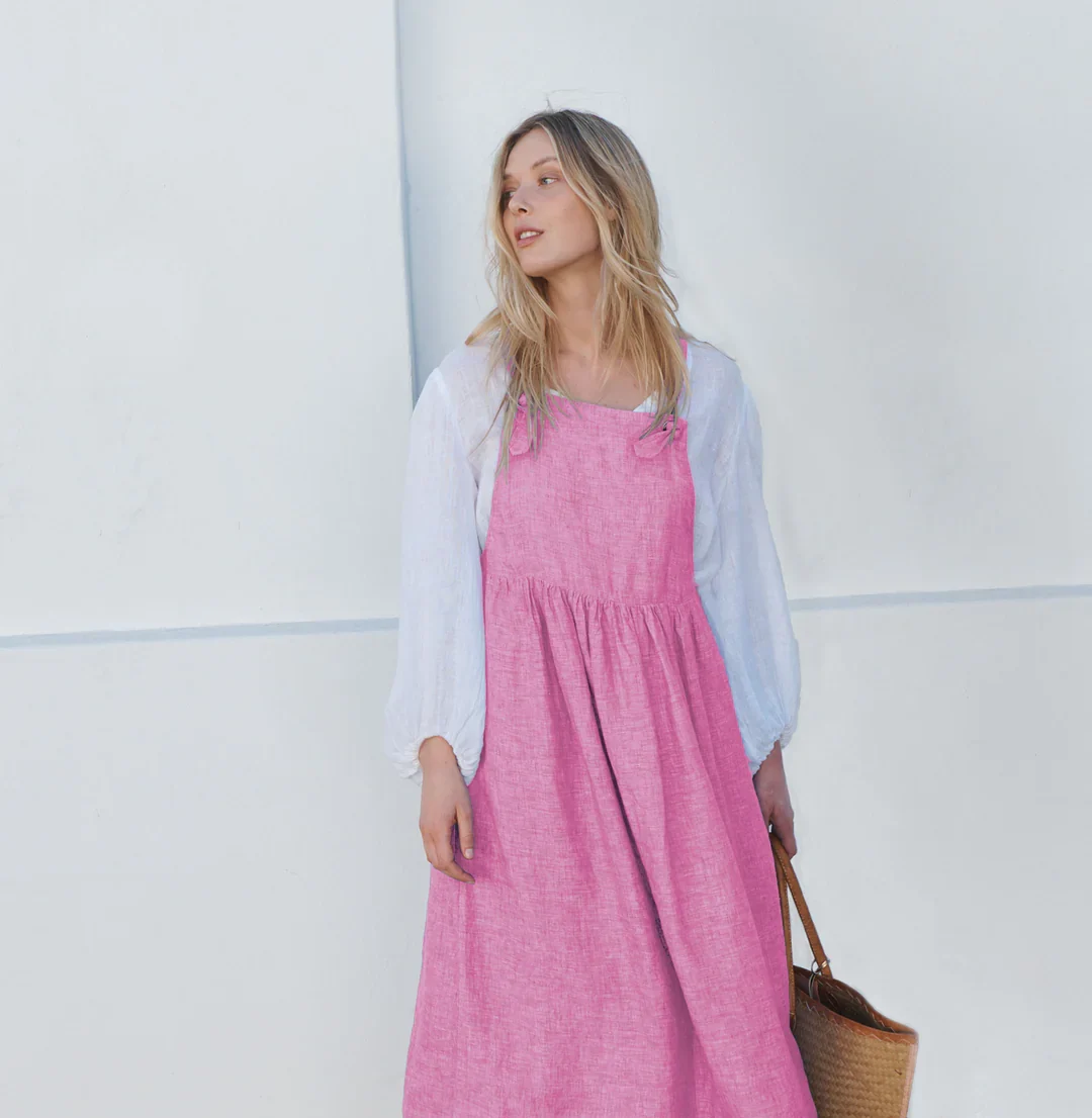 Pink Pinafore. Comfort and Style in One